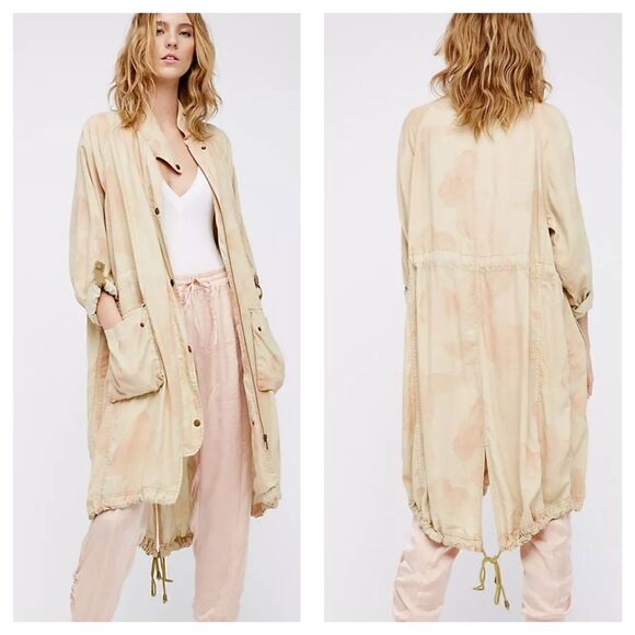 Free People Jackets & Blazers - Free People Lightweight Utility Trench Coat